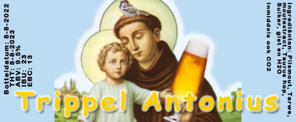 De Trippel Antonius, de frater met zijn mus.